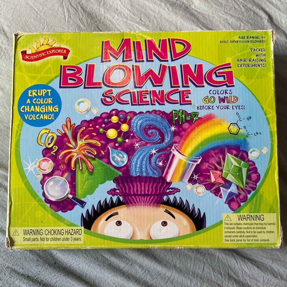 Mind Blowing Science Kit - Colorful Science Experiments for Kids